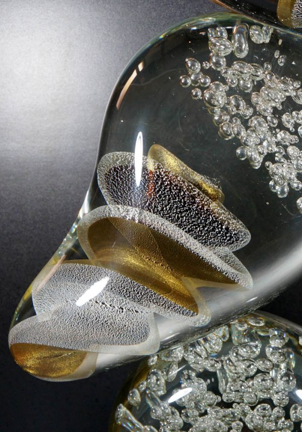 Murano Glass Three Drops Sculpture – Murano Art Glass