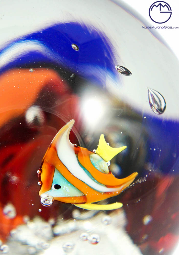 Murano Glass Aquarium Ball - Made Murano Glass