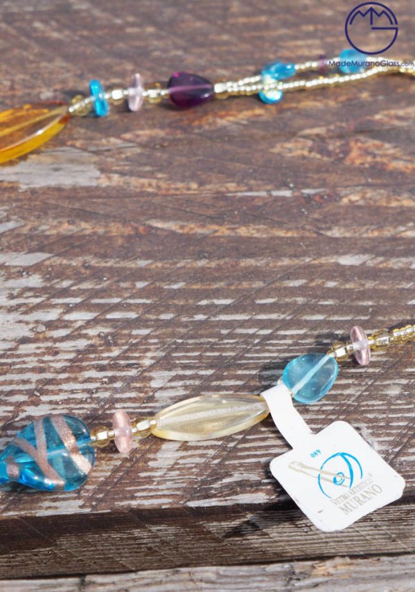 Seattle - Venetian Glass Jewellery - Necklace In Murano Glass