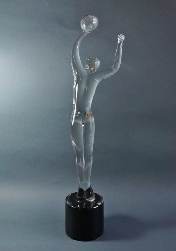 Murano Glass Figurines - Volley Ball Player - Anatrà Renato Master