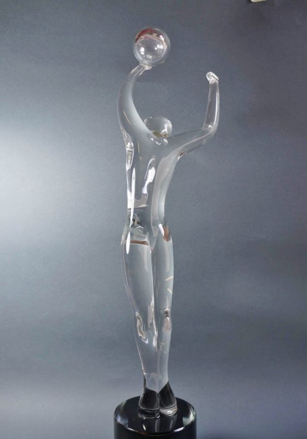Murano Glass Figurines - Volley Ball Player - Anatrà Renato Master