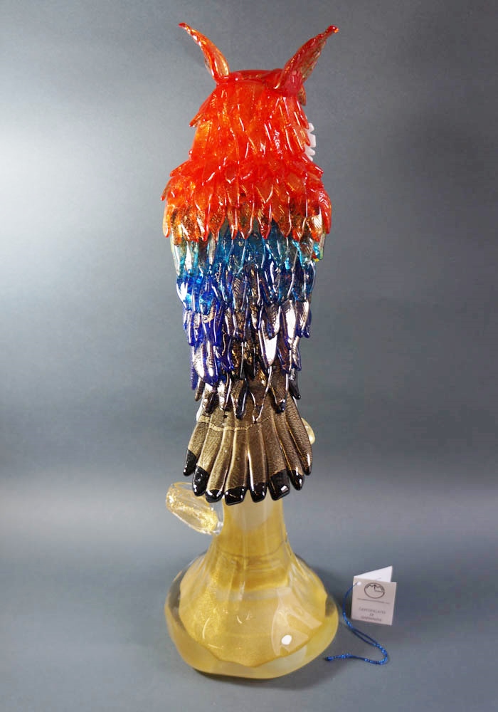 Pendente In Vetro Di Murano Millefiori Nero E Rosso - Gioiello Artigianale Italiano