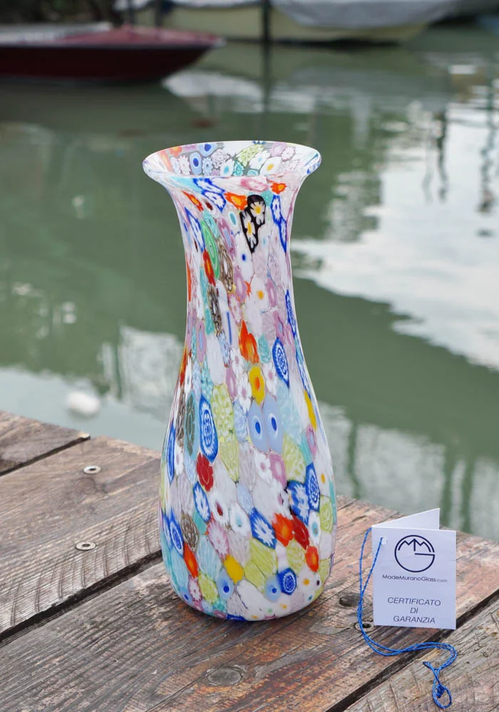 Murano Glass Jug For Water Or Wine - Venetian Blown Glass