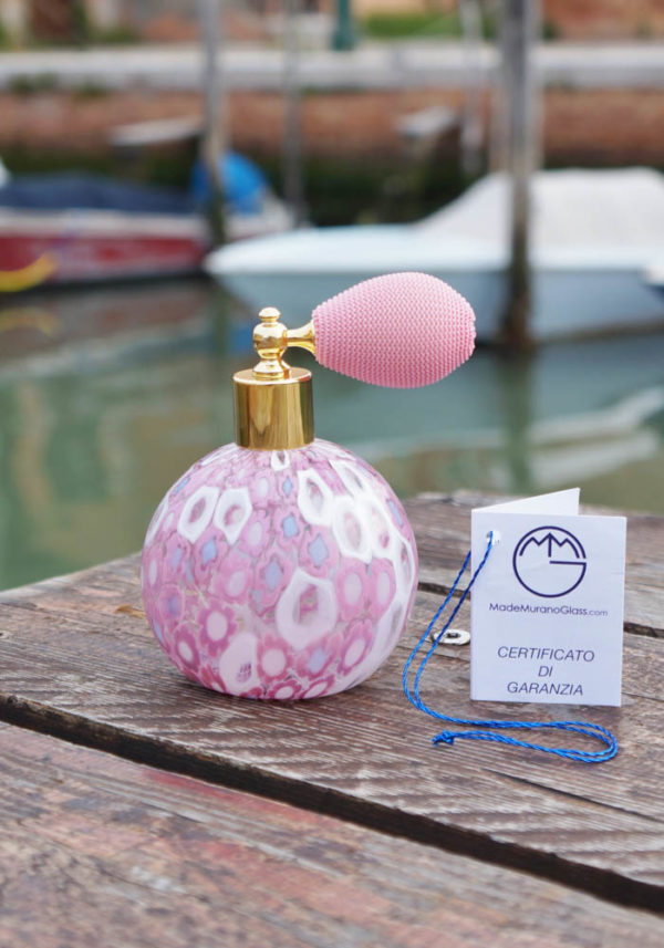 Fragrance Bottle In Murano Glass With Murrina - Murano Collection