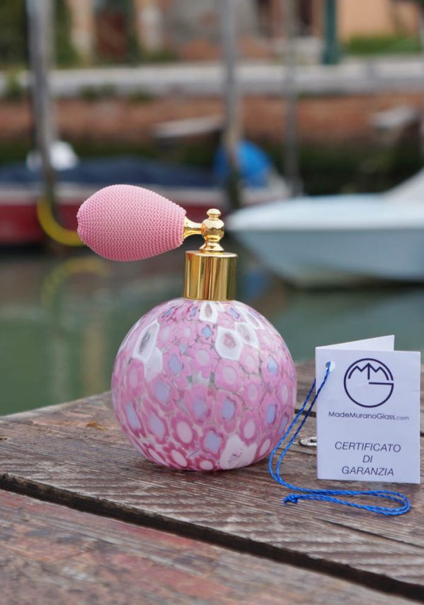 Fragrance Bottle In Murano Glass With Murrina - Murano Collection