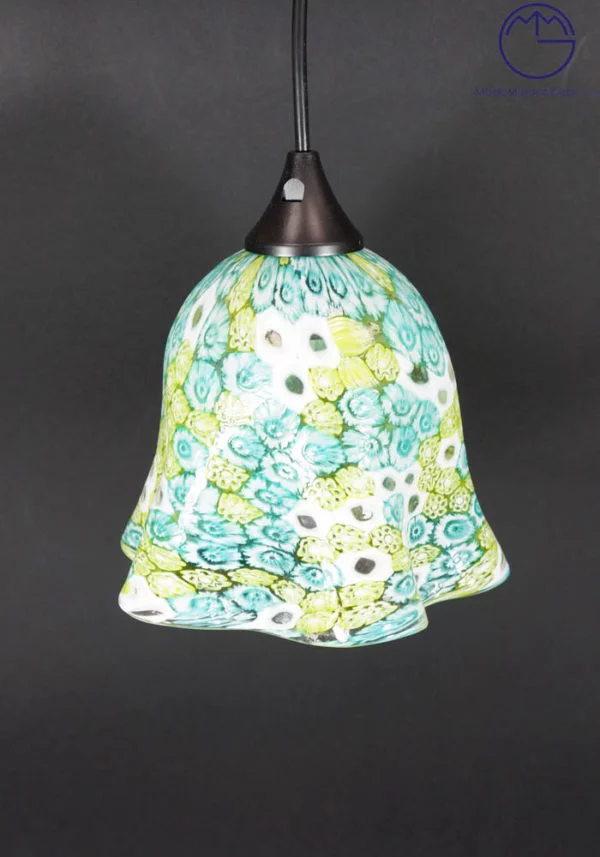 Illinois - Venetian Glass Lamps With Murrina Millefiori - Murano Glass