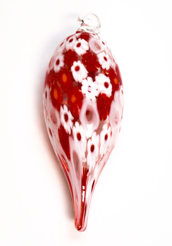 Oliver - Christmas Ball In Venetian Blown Glass With Murrina Millefiori