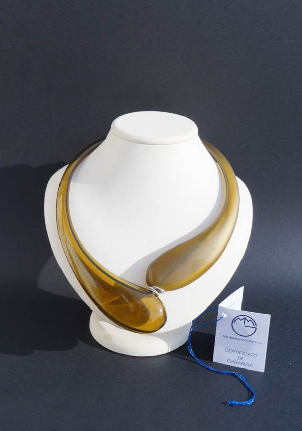 Erica - Murano Glass Jewelry - Pendant In Venetian Blown Glass