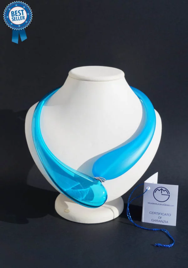 Priscilla - Murano Glass Jewelry - Pendant In Venetian Blown Glass