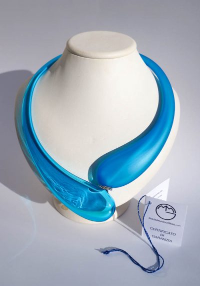Priscilla - Murano Glass Jewelry - Pendant In Venetian Blown Glass