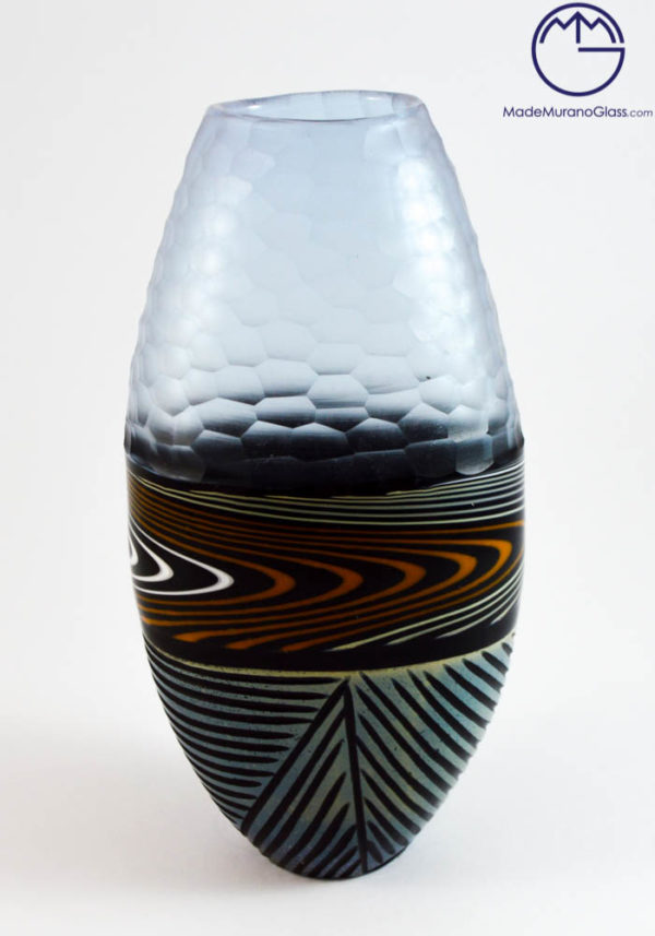 Lagos - Alexandrite Murano Glass Vase “Giulietta”