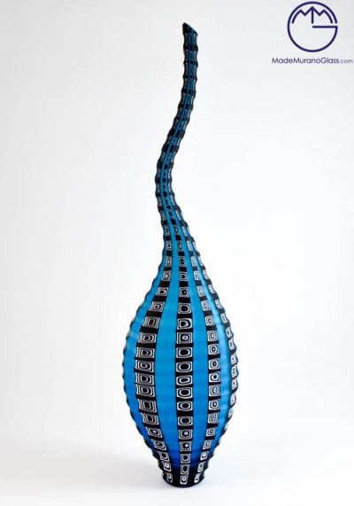 New Jersey – Venetian Glass Vase Engraved With Murrina