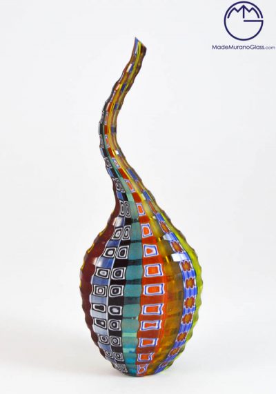 Maine – Murano Vase “Mignon” With Murrina Millefiori