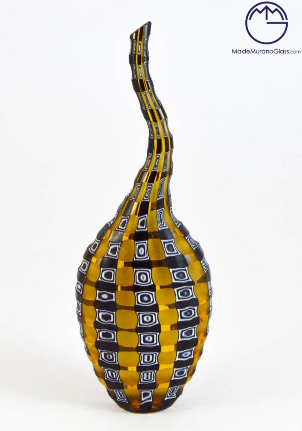 Maryland - Venetian Glass Vase "Mignon" With Murrina