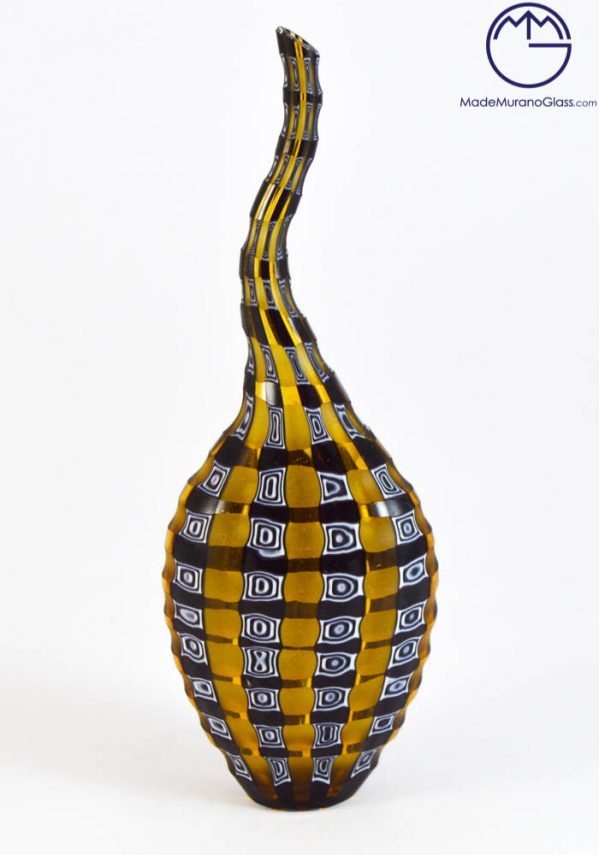 Maryland - Venetian Glass Vase "Mignon" With Murrina