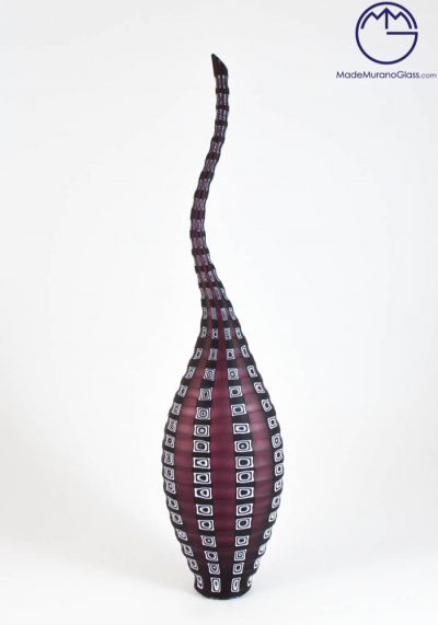 New Hampshire – Venetian Glass Vase Engraved With Murrina