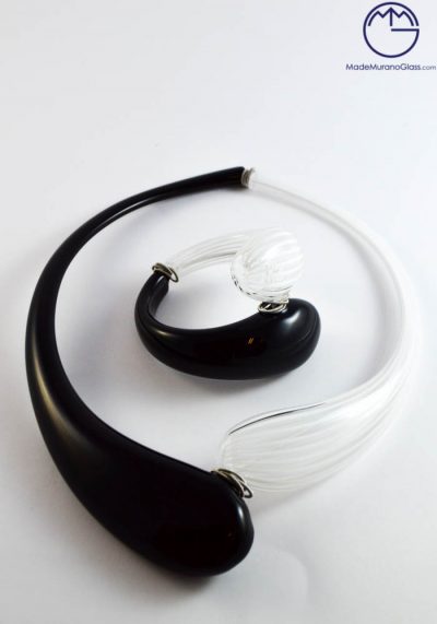 Leeds – Necklace And Bracelet In Murano Glass – Venetian Glass Jewellery