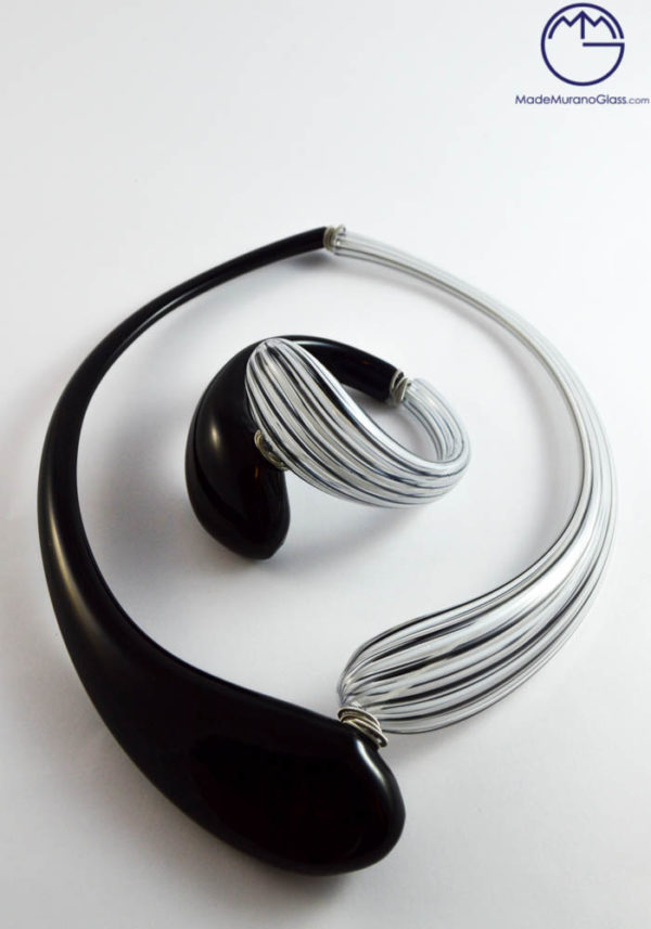 Leicester - Necklace And Bracelet In Murano Glass - Venetian Glass Jewellery