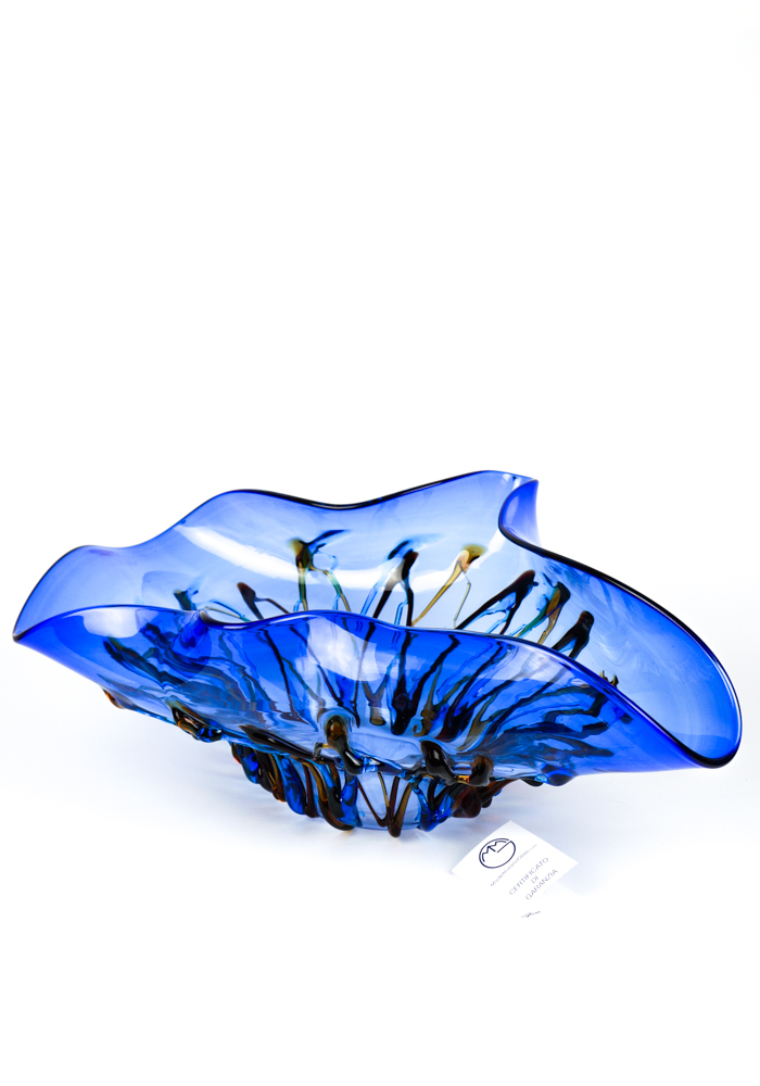 Mari E Monti – Blue Bowl – Made Murano Glass
