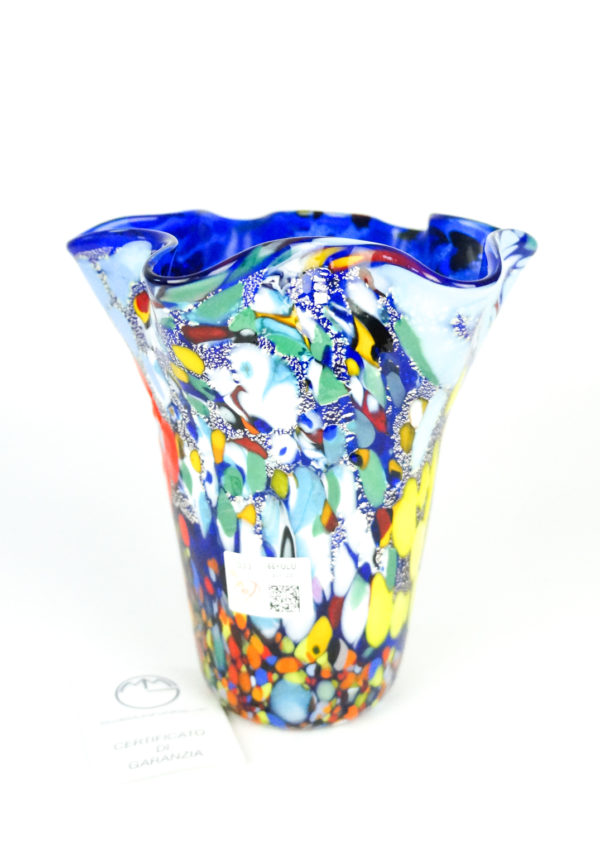 Eris - Vase Fantasy Blue - Murano Glass