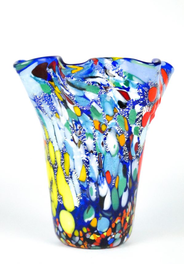 Eris - Vase Fantasy Blue - Murano Glass