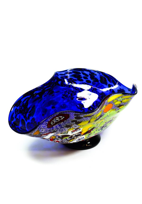 Laguna Blu - Blue Bowl Fantasy - Made Murano Glass