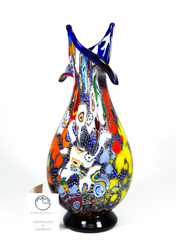 Oceans - Murano Vase Fantasy Blue
