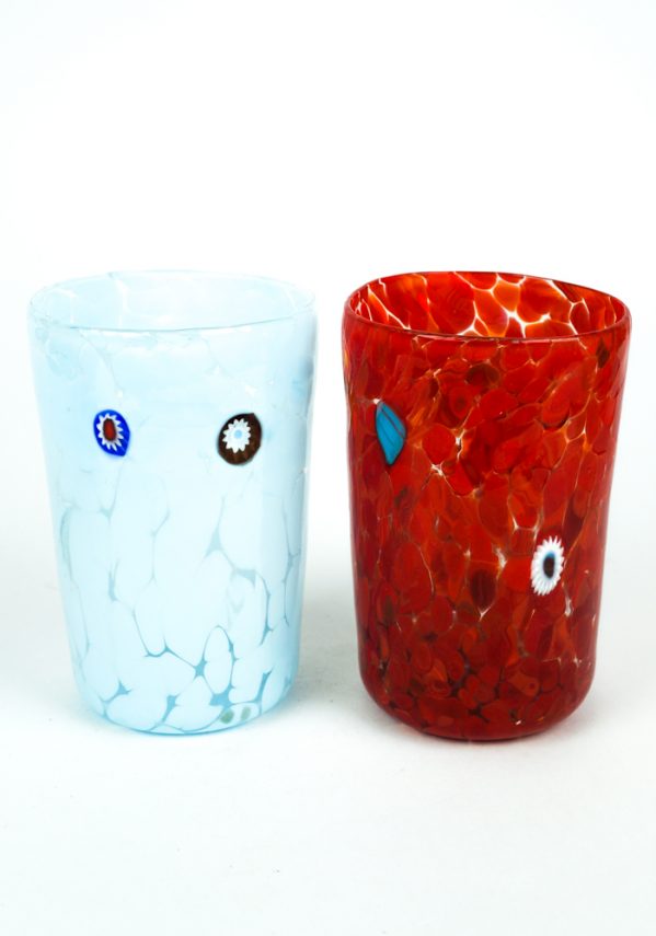 Colorado - Set Of 6 Drinking Glasses - Made Murano Glass