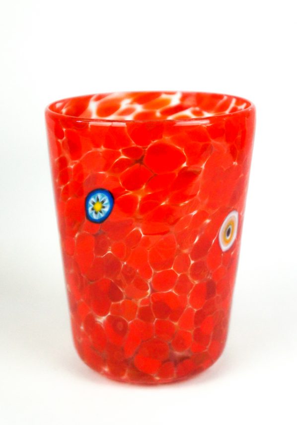 Silu - Set Di 6 Bicchieri Murano Rosso