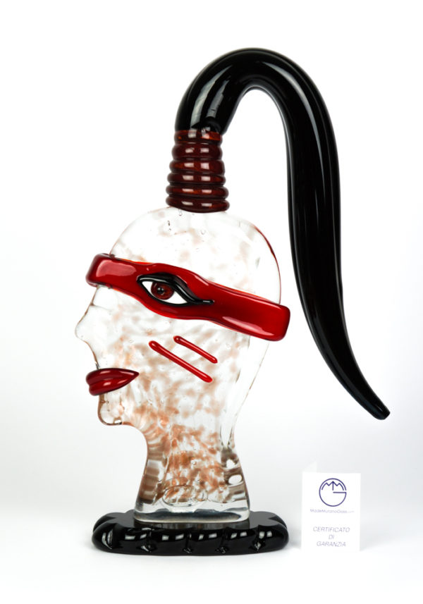 Sculpture Warrior - Made Murano Glass