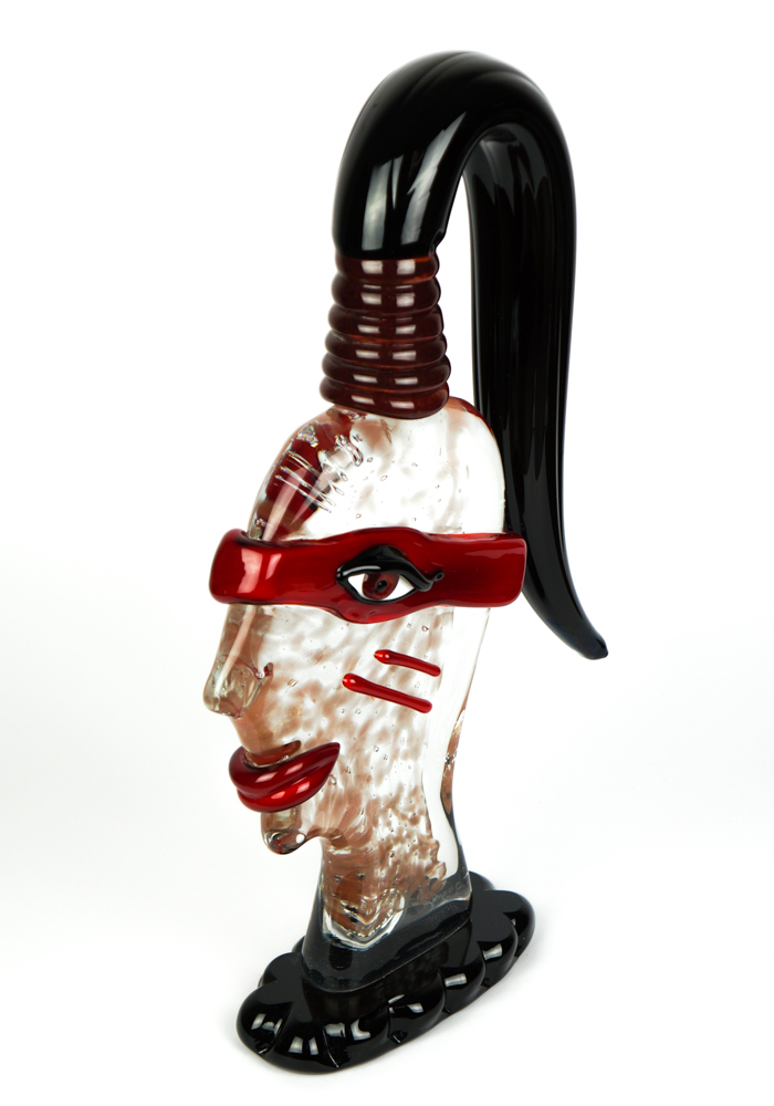 Sculpture Warrior - Made Murano Glass