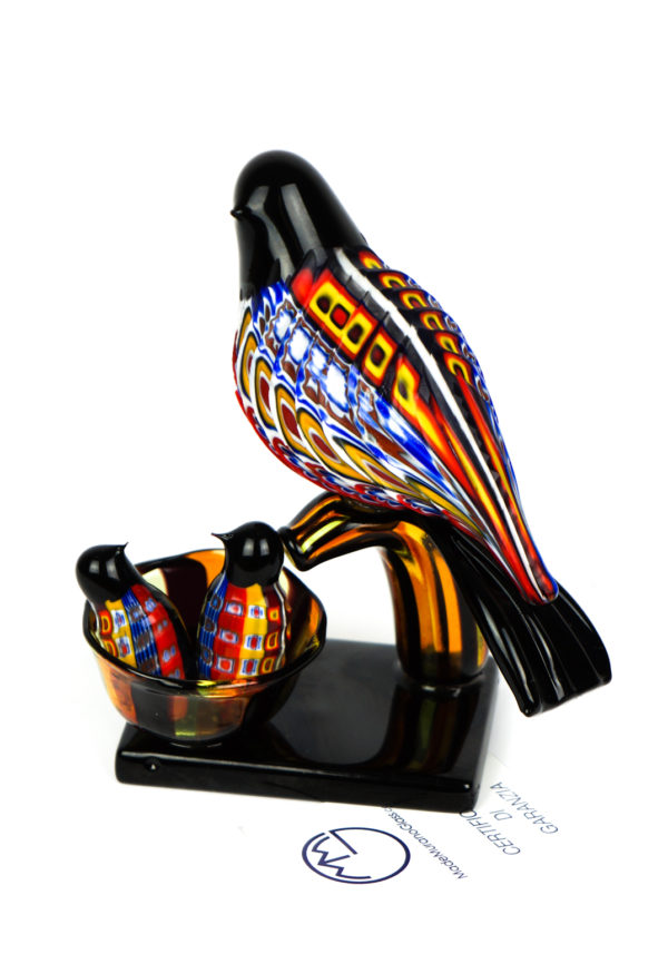 Sculpture Of Birds - Murrina Millefiori