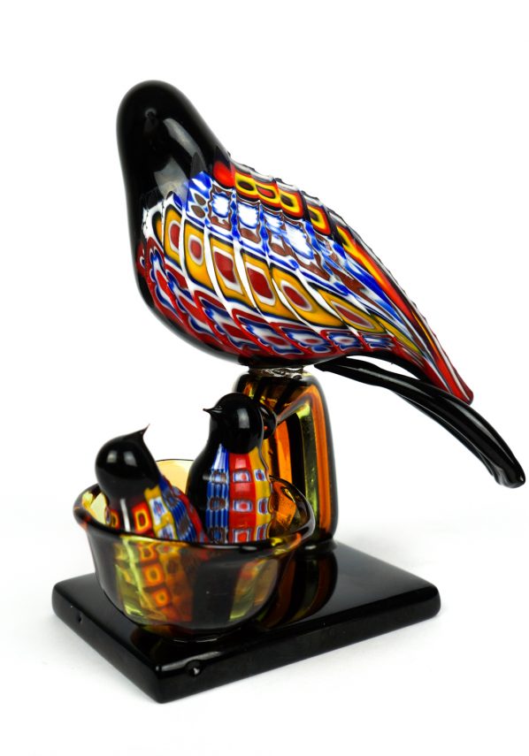 Sculpture Of Birds - Murrina Millefiori