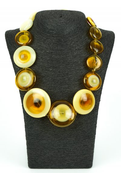 Elegancy – Amber Necklace – Made Murano Glass