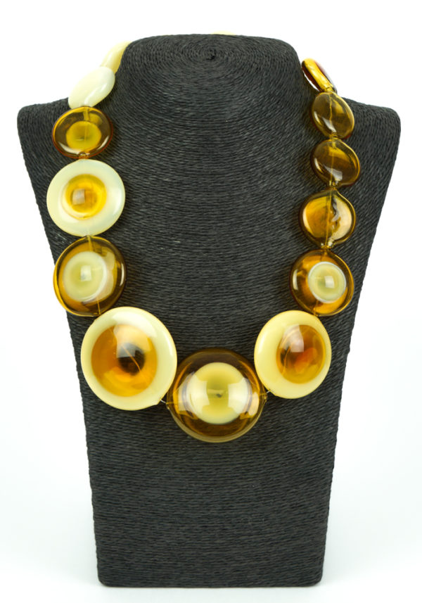 Elegancy - Amber Necklace - Made Murano Glass