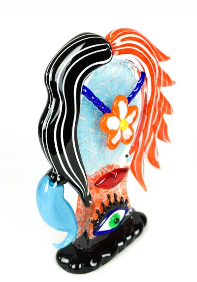 Alice - Pop Art Glass Sculpture - Made Murano Glass