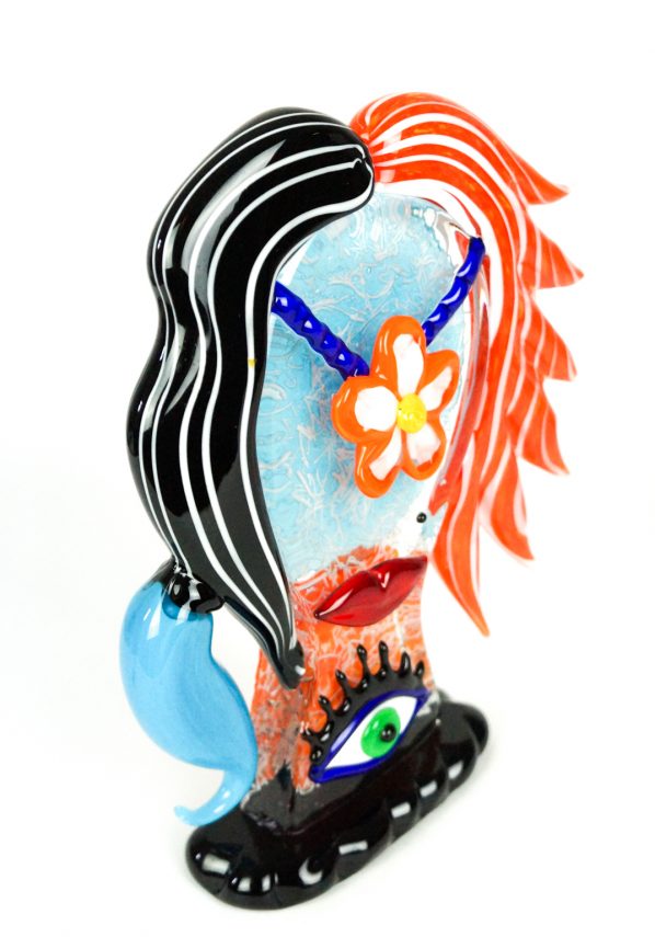 Alice - Pop Art Glass Sculpture - Made Murano Glass