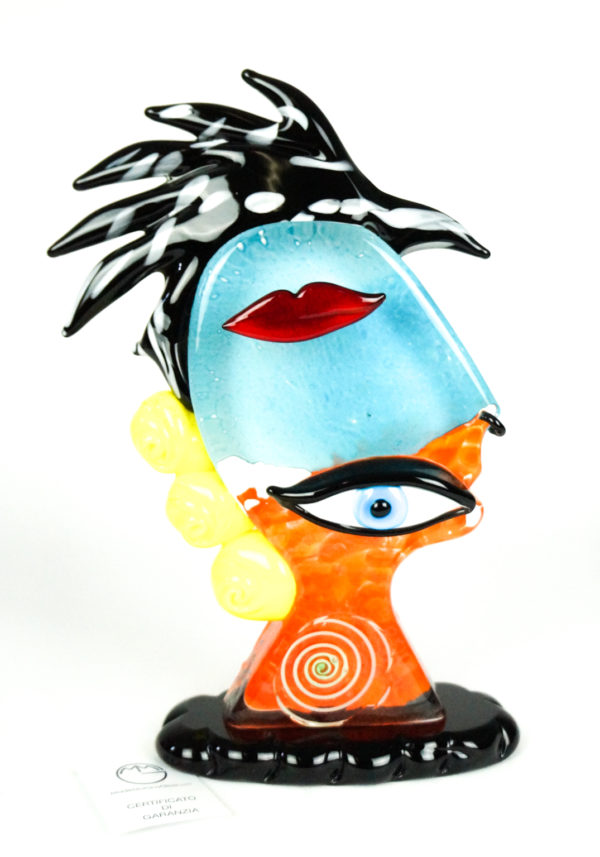 Crazy - Pop Art Glass Sculpture - Made Murano Glass