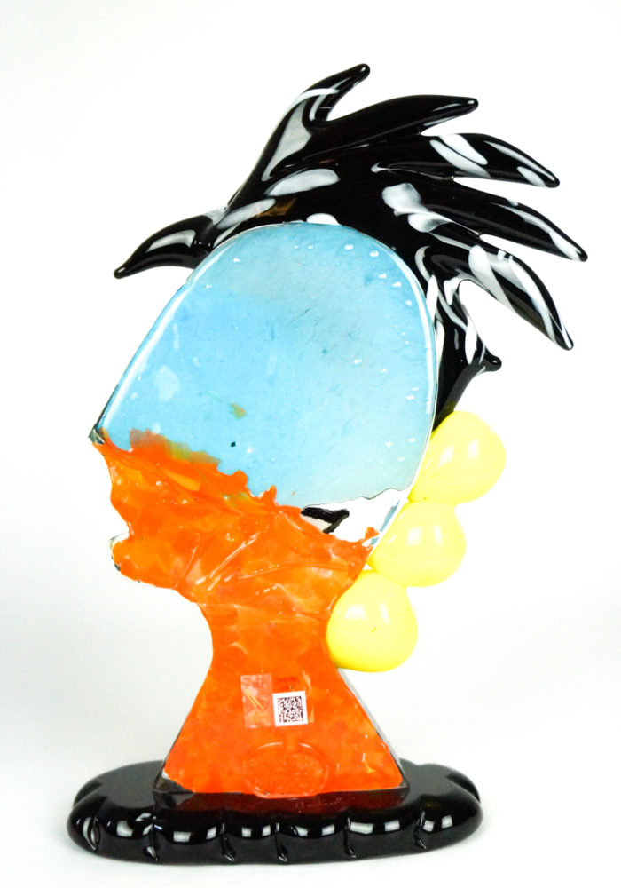 Crazy - Pop Art Glass Sculpture - Made Murano Glass