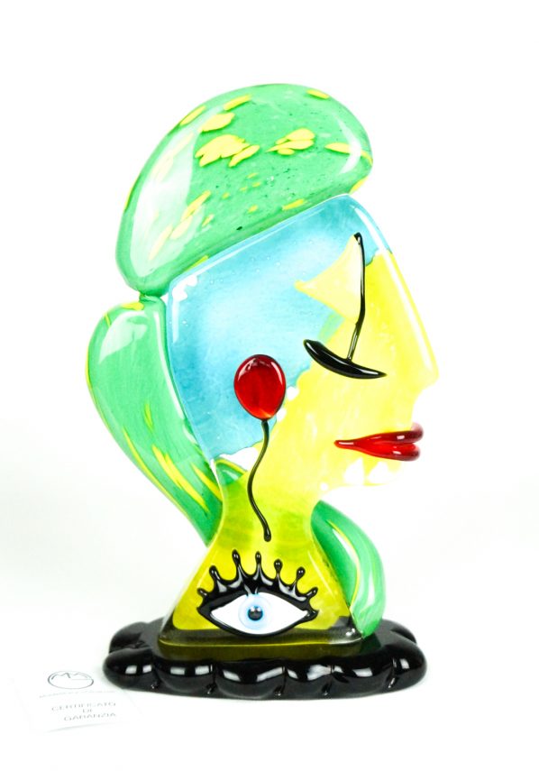 Hope Pop Art Glass Sculpture Made Murano Glass Made Murano Glass