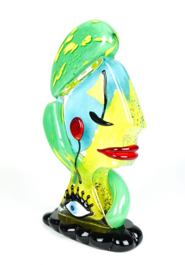 Hope Pop Art Glass Sculpture Made Murano Glass Made Murano Glass