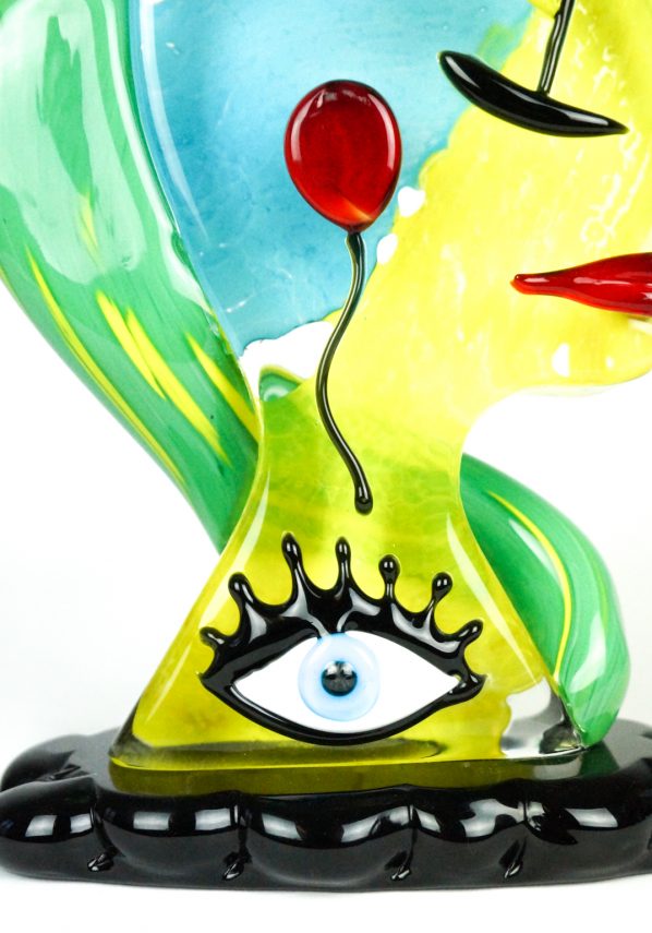 Hope - Pop Art Glass Sculpture - Made Murano Glass