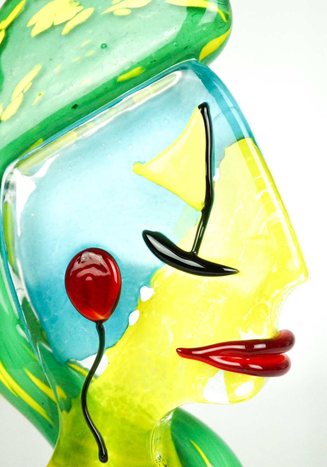 Hope - Pop Art Glass Sculpture - Made Murano Glass - Made