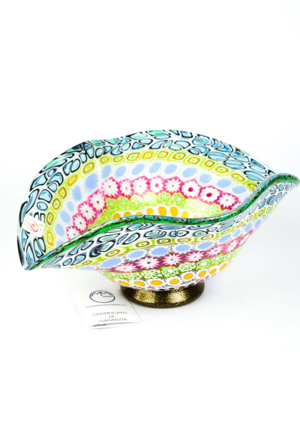 Corpori - Mosaic Bowl With Murrina Millefiori And Gold 24kt