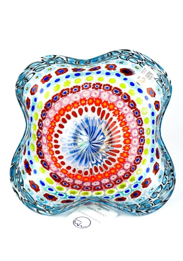 Andrew - Mosaic Bowl With Murrina Millefiori And Gold 24kt