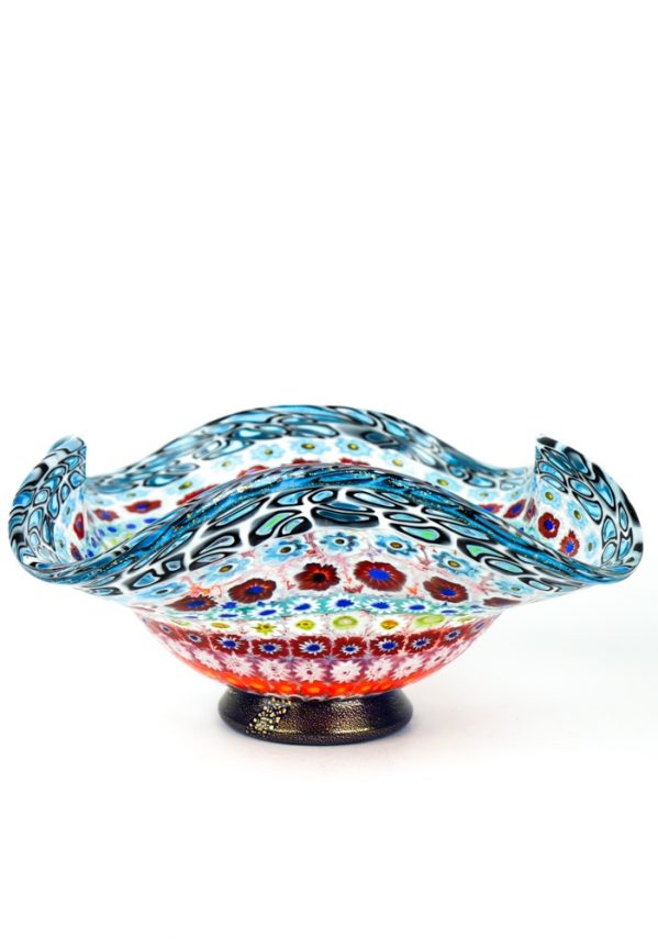 Andrew - Mosaic Bowl With Murrina Millefiori And Gold 24kt