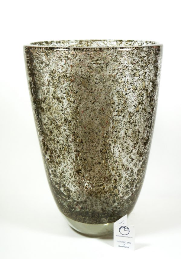 Slot - Made Murano Glass Vase Brass Powder