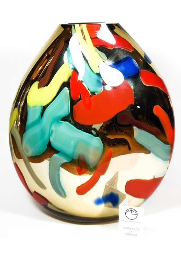Happy - Made Murano Glass Vase Mirror - Alberto Donà Master