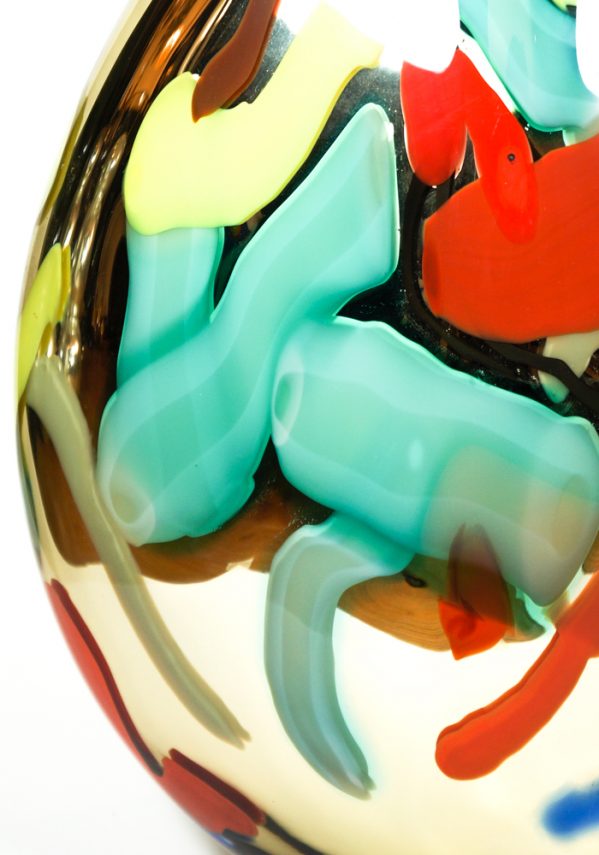 Happy - Made Murano Glass Vase Mirror - Alberto Donà Master