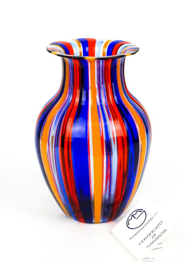 Lavigna - Vase In Pipe Red Blue Yellow